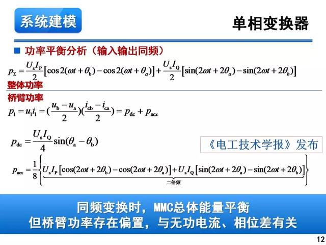 青年學者報告｜湖南大學徐千鳴：模塊化多電平交交變換器及其應用