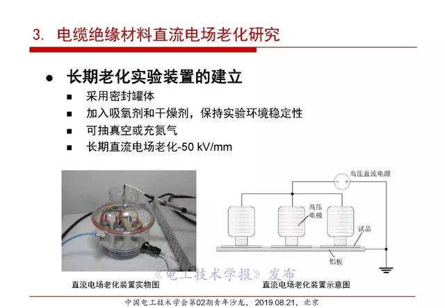 報告｜清華大學張靈：直流電纜絕緣材料電場老化及空間電荷抑制