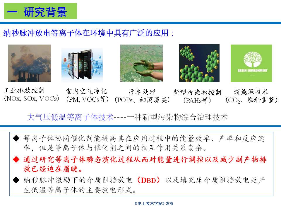 大連理工大學楊德正教授：納秒脈沖放電等離子體技術的研究新成果