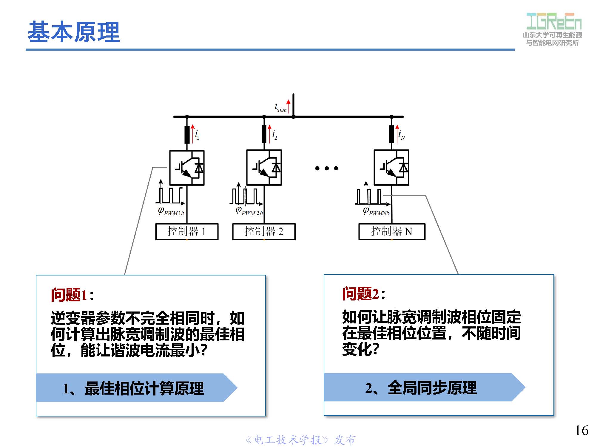 山東大學高峰教授：分布式并網(wǎng)變換器的脈寬調制協(xié)調控制