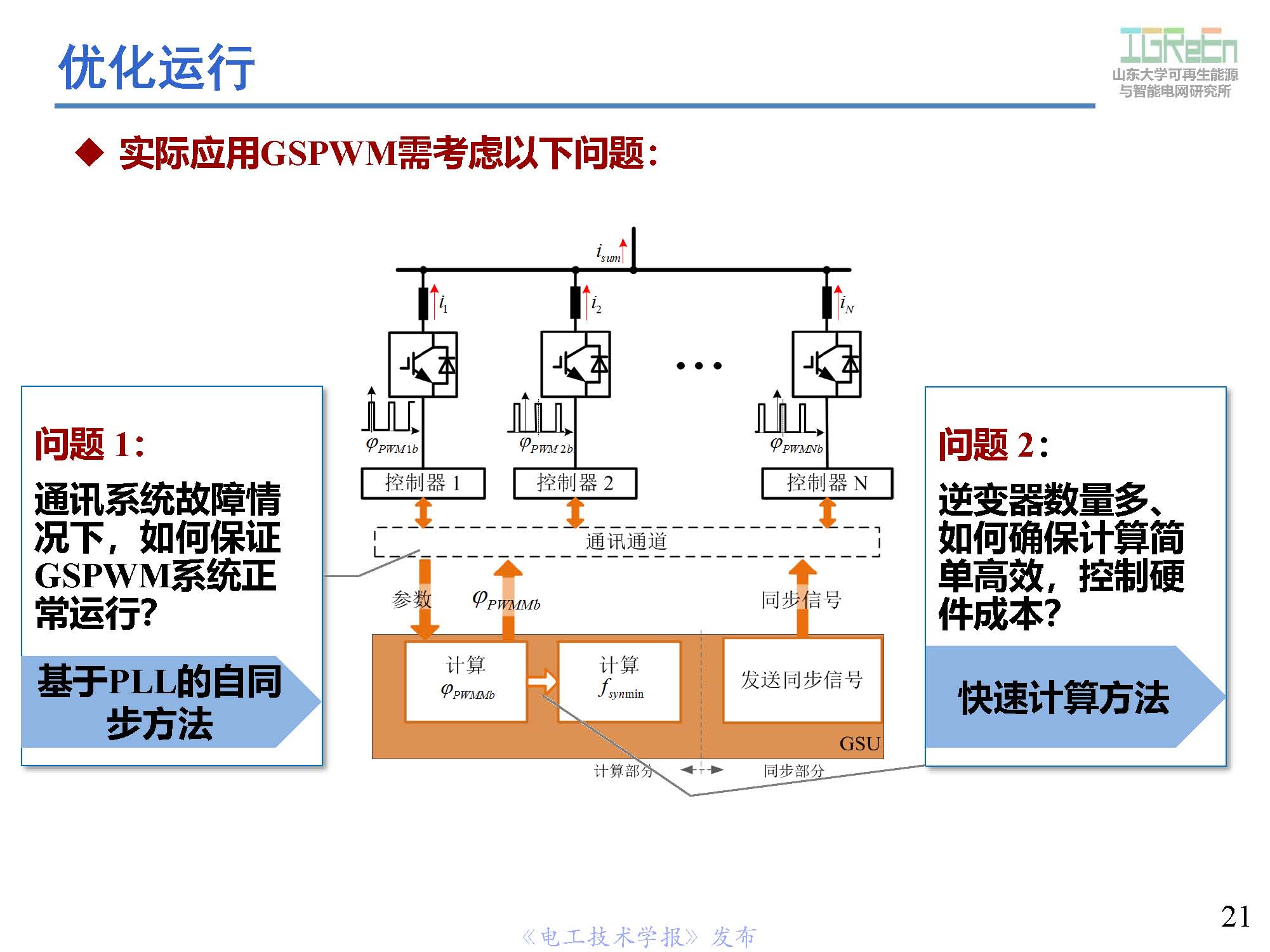 山東大學高峰教授：分布式并網(wǎng)變換器的脈寬調制協(xié)調控制